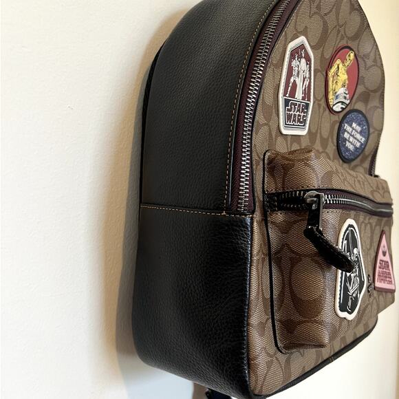 Coach Star Wars Limited Edition Collaboration Medium Leather Signature Backpack - Picture 2 of 11